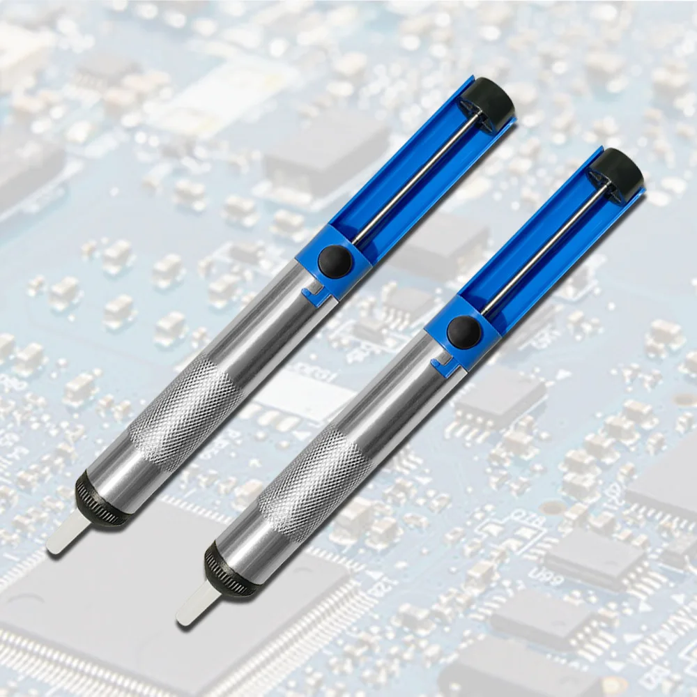 Soldering Sucker Pen Aluminum Metal Desoldering Pump Suction Tin Gun Removal Vacuum Soldering Iron Desolder Hand Welding Tools
