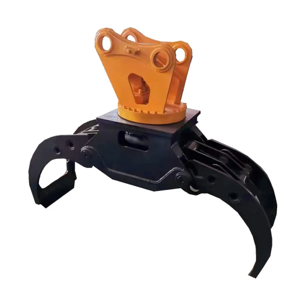 DHG-08 360 Degree Rotatable Hydraulic Grapple Excavator Accessory for 19-24 Tons Heavy Equipment