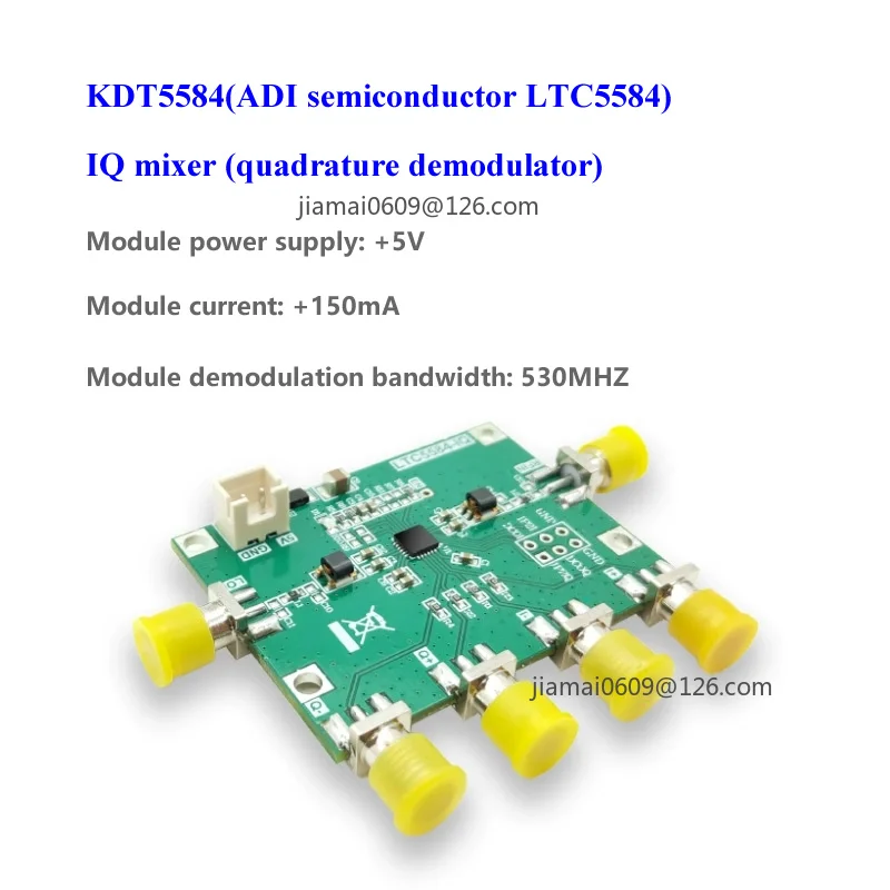 LTC5584 High Performance IQ Mixing Module Quadrature Demodulator Downmixer 30MHz To 1.4GHz