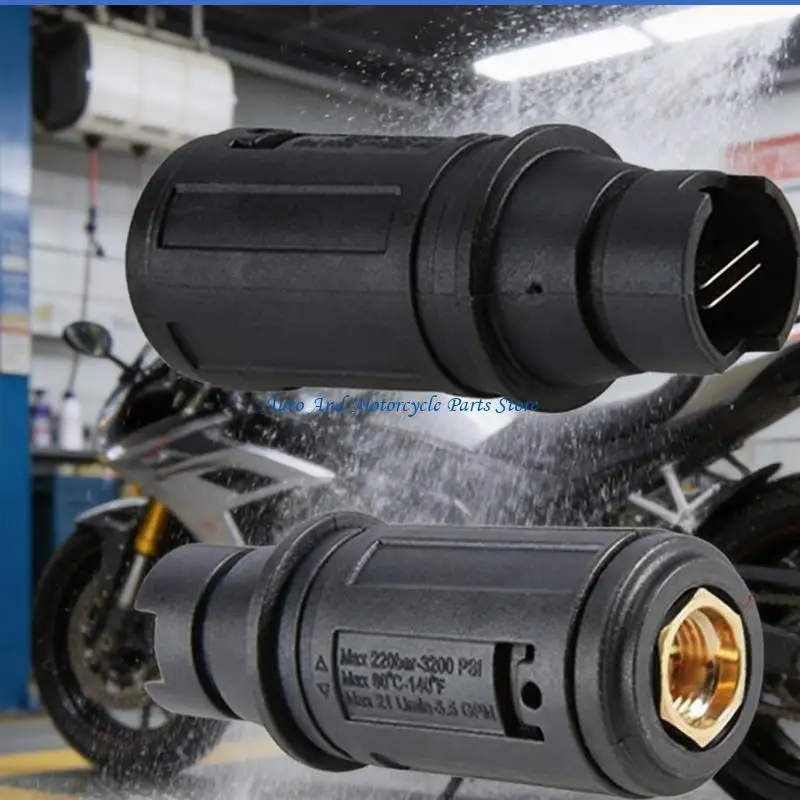 P9FD 3000PSI Heavy Duty Pressure Washer Nozzle With 1.2mm 1.6mm 2.0mm Orifice Size For Car Motorcycle And Surfaces Cleaning