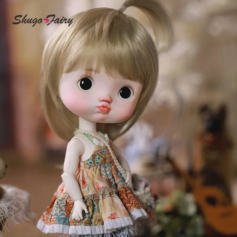ShugaFairy Zhuzhubao 1/6 Bjd Doll Big Head Baby Pout Face Cute  Double Eyelids High Quality Ball Jointed Dolls