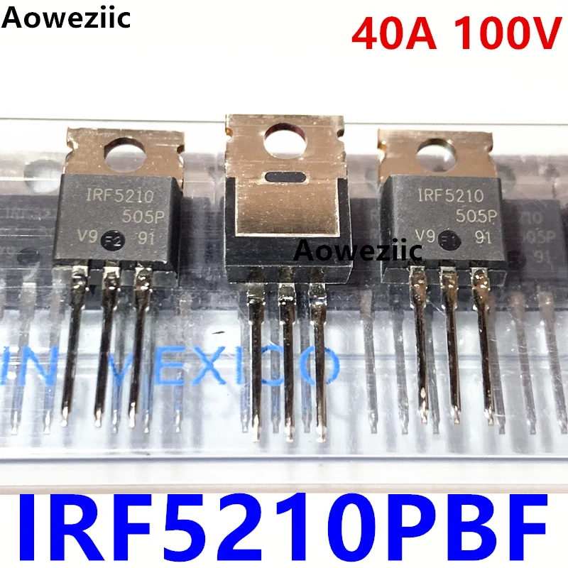 

IRF5210PBF IRF5210 package TO-220 40A/100V MOS FET inlet