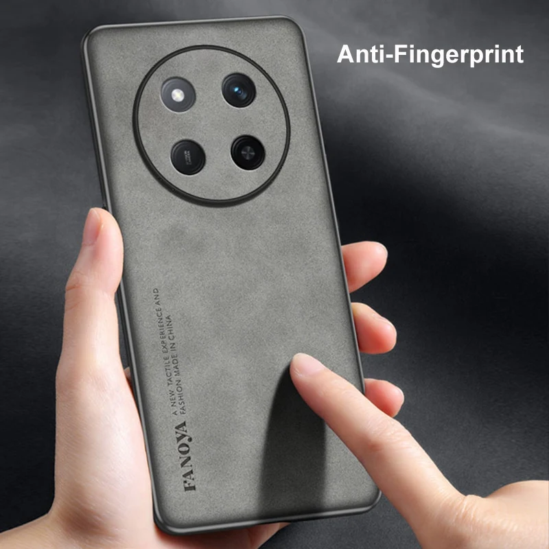 Para honra magia 7 lite 7lite caso de luxo couro do plutônio caso telefone para honra x9c magic7 lite 5g capa traseira silicone proteção completa