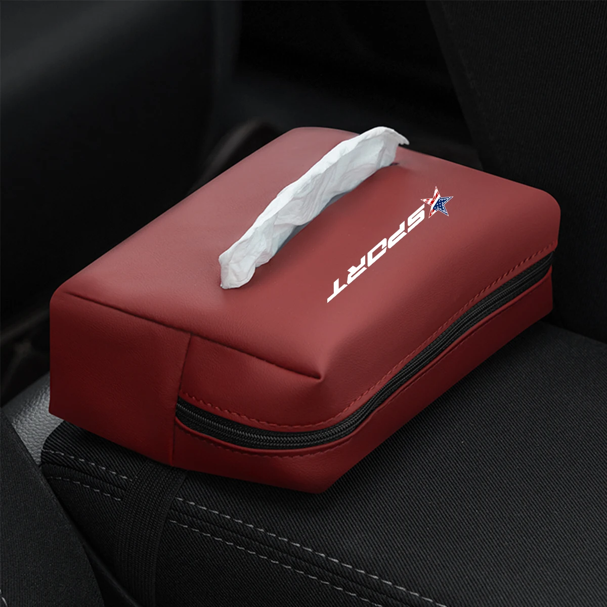 1Pcs Pu Car Tissue …