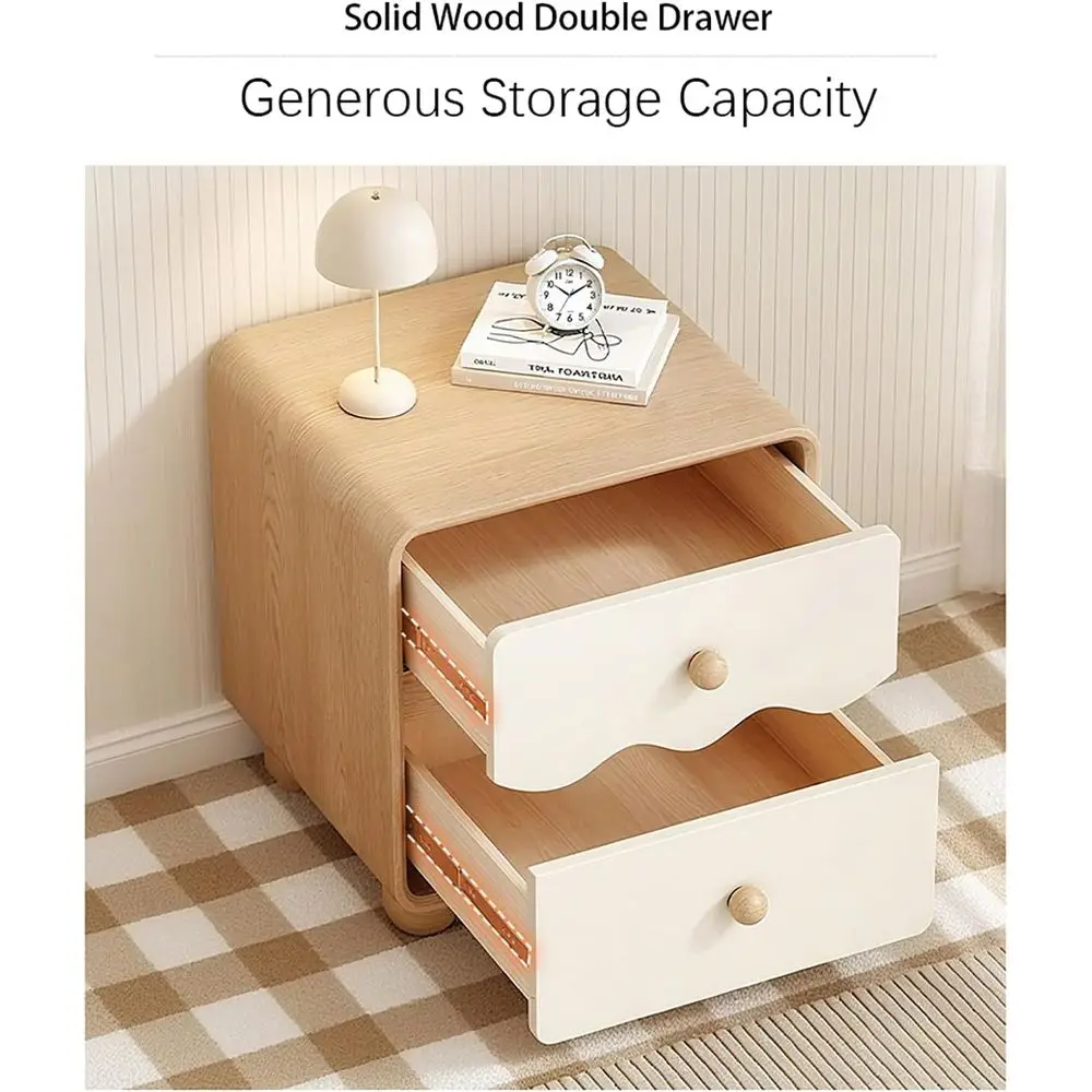 منضدة المزرعة التقليدية، أسود، سطح خشبي، درجين، طراز عتيق، L50xW40xH48cm