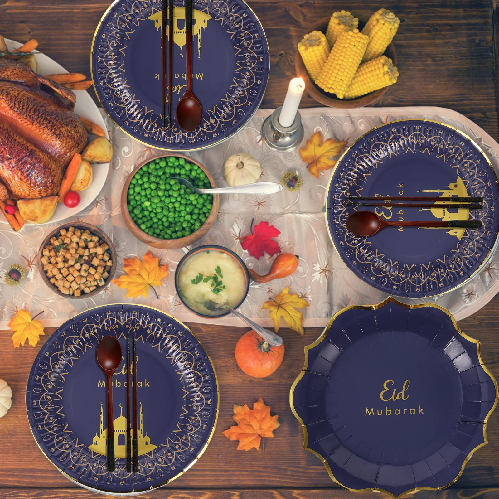

Disposable Tableware Paper Tableware Paper Dinnerware Party Disposable Tableware Festival Disposable Tableware