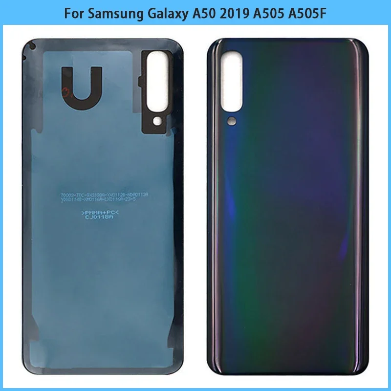 New For Samsung Galaxy A50 2019 A505 A505F Plastic Middle Frame Bezel A50 Battery Back Cover Rear Door Housing Case Replace