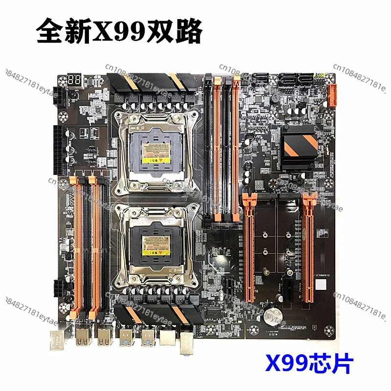 New X99 dual-channel LGA 2011-3-pin computer main board DDR4 memory E5 2678 2690V3cpu set