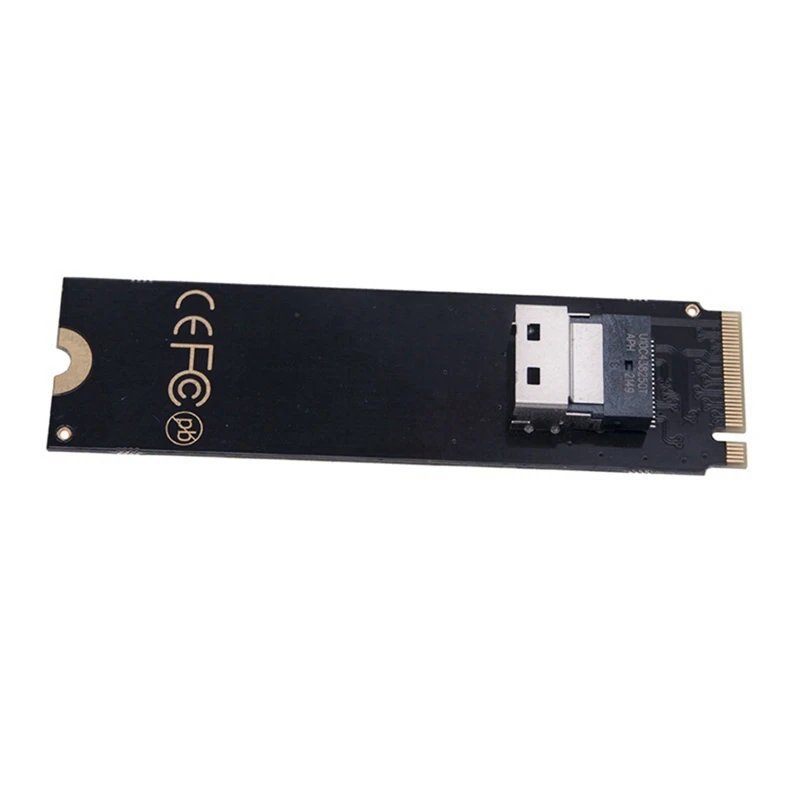 M.2 Nvme à Slimline SAS adaptateur SFF-8654 NGFF M.2 M clé à SFF 8654 carte adaptateur SFF-8654 convertisseur pour carte mère