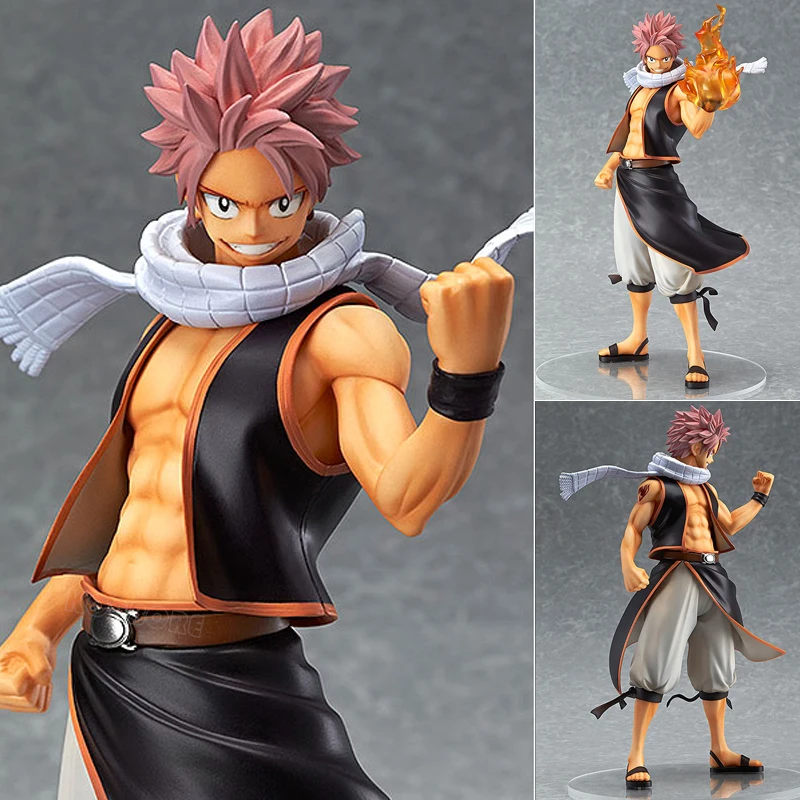 23cm FAIRY TAIL Natsu Dragneel Anime-Figur Lucy Heartfilia Actionfigur Erza Scarlet/Mirajane Strauss Figurine Modellpuppe Spielzeug