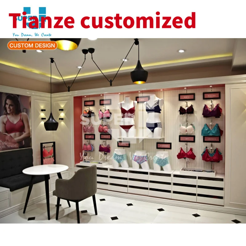 

(customized)Lingerie Shop Furniture Ladies Guangzhou High End Franchised Lingerie Display Furniture