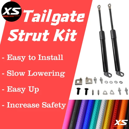 Imagen 2 del producto Amortiguador de puerta trasera para Mazda BT-50 TF 2020 2021 2022 2023 2024, varillas de asistencia de desaceleración, soportes de elevación de puntales de Gas para brazo, 2 uds.