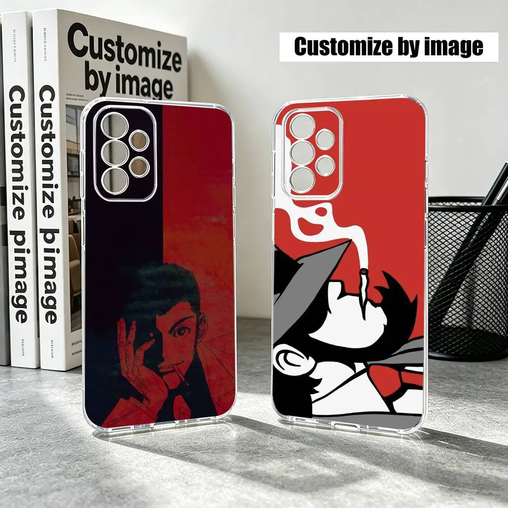 Lupin The T-Third Anime Gift  Phone Case Transparent Silicone Soft For Samsung S25,S24,S21,S22,S23,S30,Ultra,S20,Plus,Fe