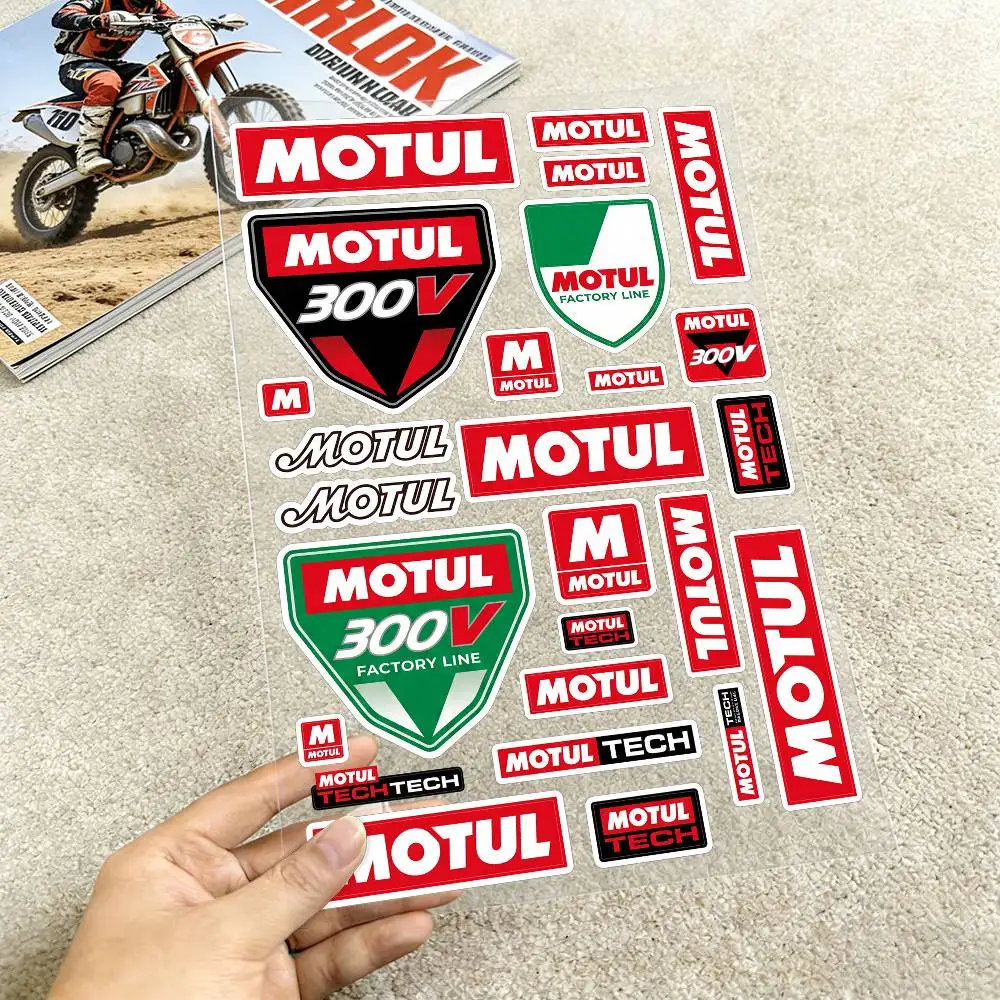

Светоотражающие наклейки Motul для мотоциклов, предупреждающие о безопасности в темноте, для шлемов скутеров.