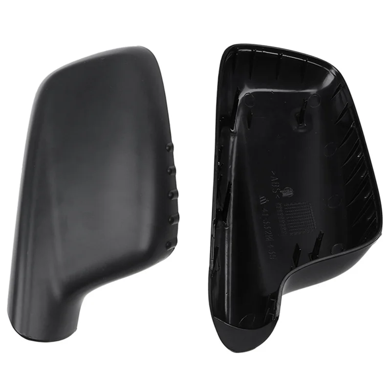 

1Pair Car Rearview Mirror Covers Trim Caps For BMW E65 E66 E67 E46 Coupe E46 Cabrio 51167074236 51167074235 Replacement Black