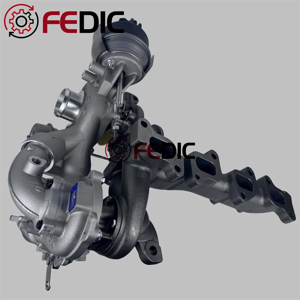 R2S KP35+K04 10009880102 03L145715F Turbo charger for VW Amarok 2.0 BiTDI 120 Kw 163 HP CFCA 2010 Twin turbocharger