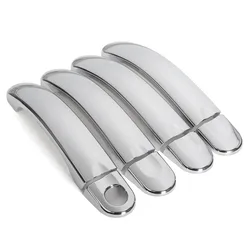 FUNDUOO For Volkswagen VW Jetta MK5 / VW Golf GTI Golf Plus 2006 2007 2008 2009 2010 Chrome Door Handle Cover Cup Bowl Trim