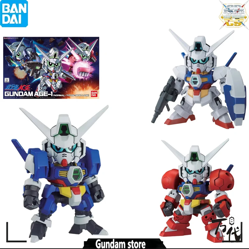 

100% BANDAI GENUINE SD AGE-1 NORMAL TITUS SPALLOW ANIME ASSEMBLY MODEL FIGURES MOVABLE DOLL TOY GIFT DECORATION