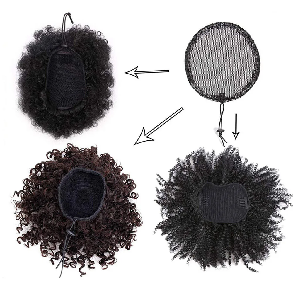 1-3Pcs/Lot High Quality Hair Net For Make Ponytail Beautiful Woman Hair Tool Ponytail Afro Bun Wig Caps Hairnets