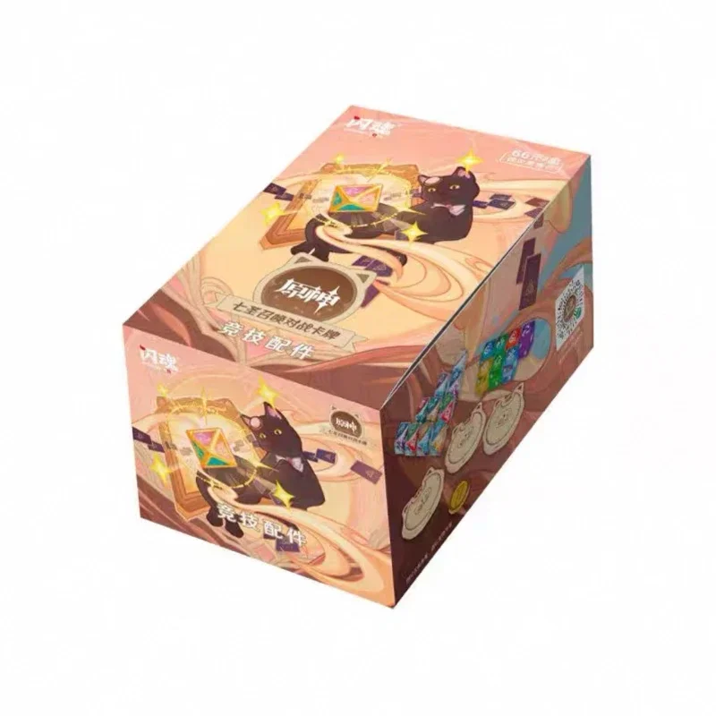 جديد Genshin Impact Series Seven Saints استدعاء بطاقات المعركة العدد 3 بطاقات قابلة للجمع أنيمي الطرفية هدية عيد