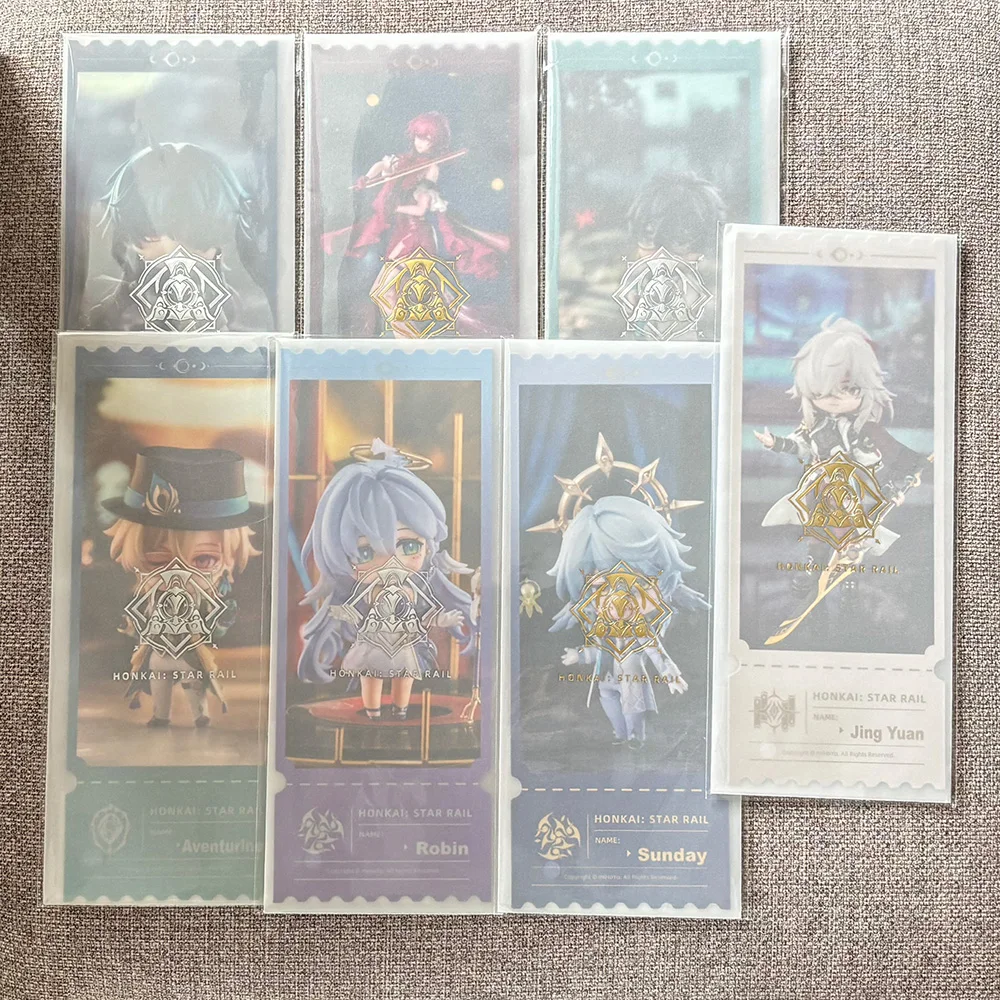 

Sunsyea Honkai Star Rail Official Merch miHoYo Original Authentic SBTD Series Card Robin Aventurine Sunday Blade Dan Heng