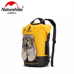 Naturehike-portátil TPU seco molhado separação impermeável saco, grande capacidade mochila, natação ao ar livre, esporte, viagens, 20L, 40L