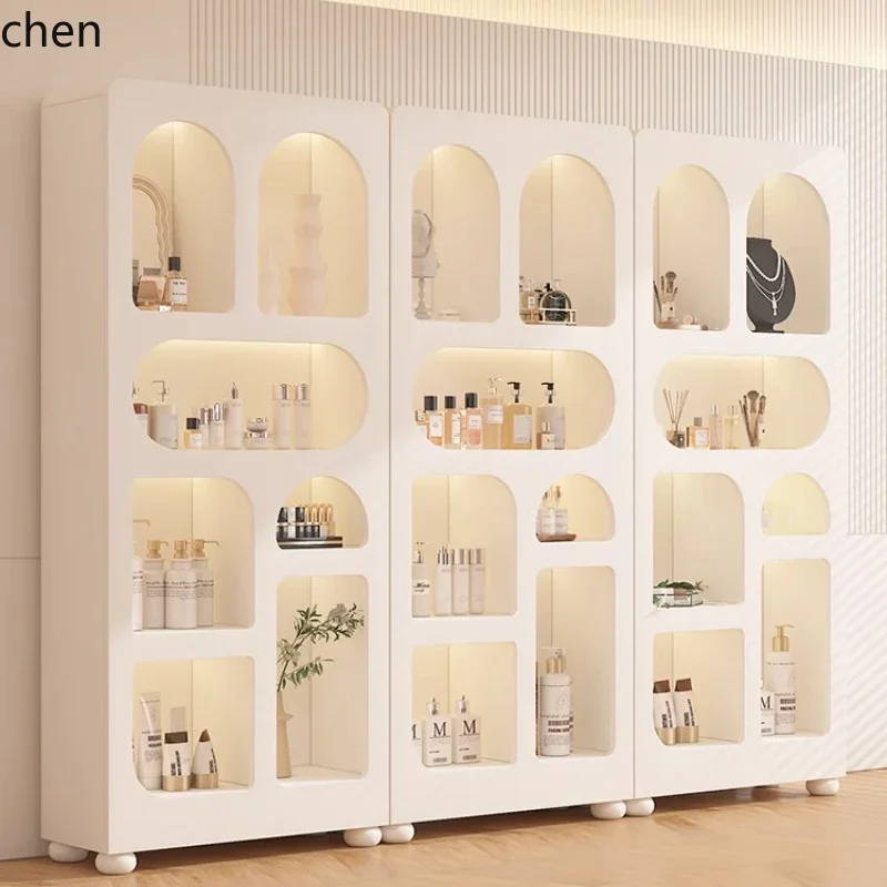 Cosmetics Display Cabinet Beauty Salon Display Cabinet Gift Shelf Nail Art Jewelry Skin Care Products Multi-layer Shelf