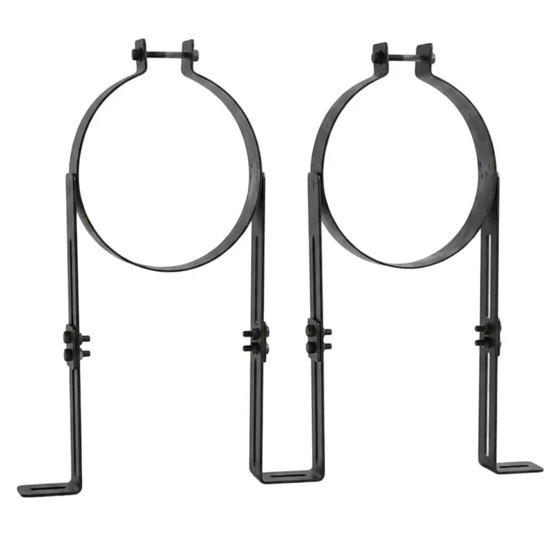 Exquisite-Pipe Holder Bracket Adjustable Stainless Steel Vent Wall Mount Strap Stove Flue Liner Installation Single Wall Pipes