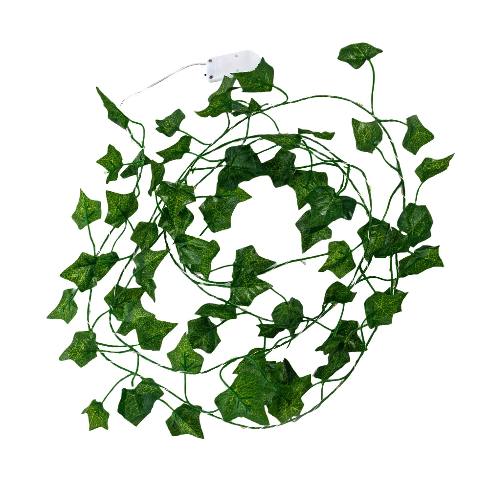

Sweet Potato Leaf Lighting Chain Home Decor 3 5 Years No Fading Fake Plants LED String Light Artificial Greenery Vine