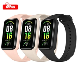 3Pcs/lot Soft Silicone Strap For Huami Amazfit Band 7 Band Bracelet Wristband For Huami Amazfit Band 7 Strap Watchband Accessory