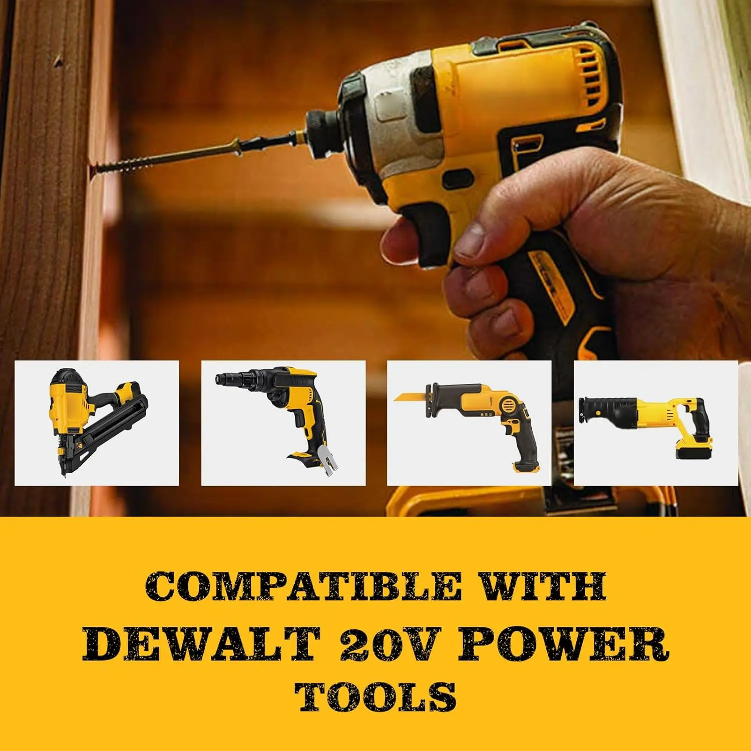 Bravebull 7500mAh 대용량 20V 충전식 리튬 이온 배터리 Dewalt 배터리 교체용 DCB206 DCB207 DCB204 DCB201