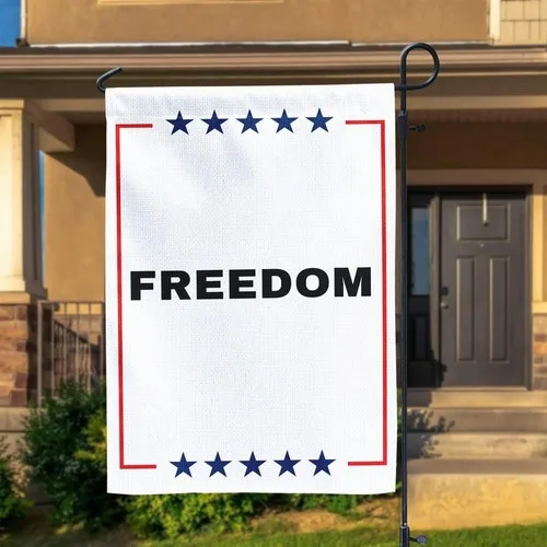 Freedom Charlie Kirk Garden House Flag, Patriotic Christian Gift Decor EYY IIX SSL