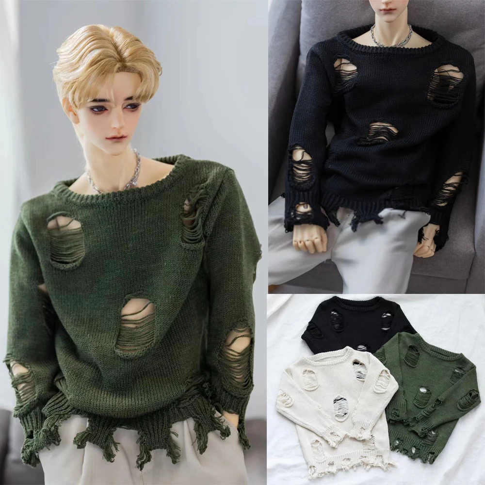 

D04-P011 children handmade toy 1/3 1/4 doll BJD/SD doll's clothes Striped sweater knit 1pcs