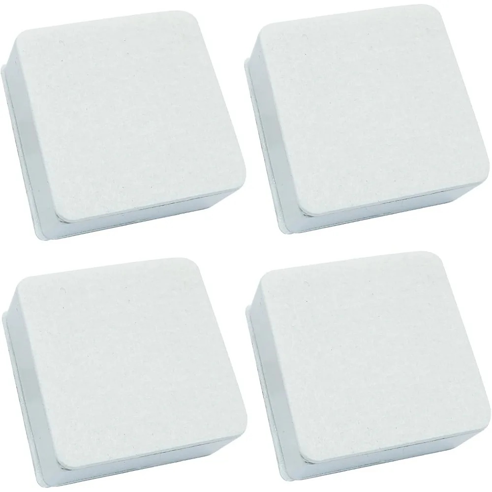 

Self-adhesive Furniture Riser Blocks, 4-piece Set of Square Carbon Steel Table and Sofa Riser Blocks, with Felt Pads