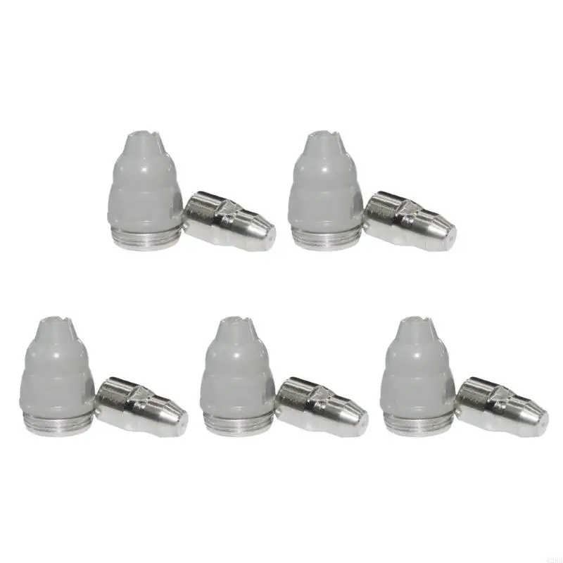 5PCS High Performances Welding Nozzles Coated Coppers Welding Light Replacement for Plasma Cutting Machines A2BB