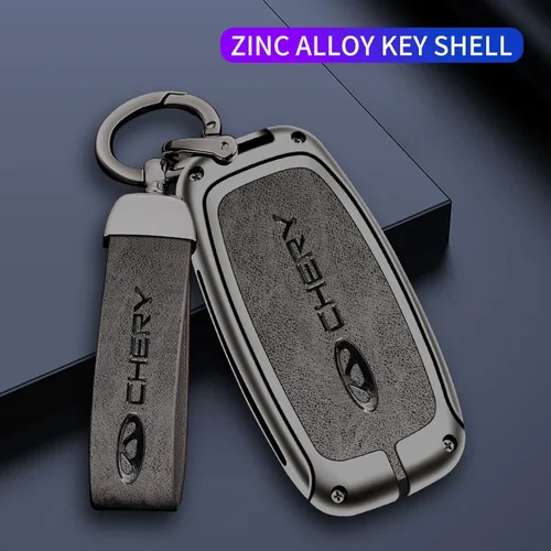 Imagen 1 del producto Funda protectora para llave inteligente de coche de aleación de Zinc adecuada para Chery Tiggo 8 Pro Tiggo 8plus nuevo llavero Arrizo 5 Plus 7pro