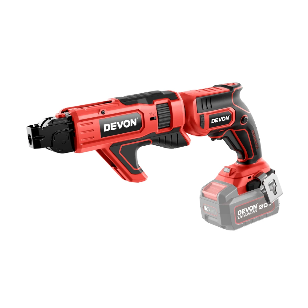 

DEVON High Quality Service 20v Lithium-ion Brushless Collated Cordless Drywall Screwdriver