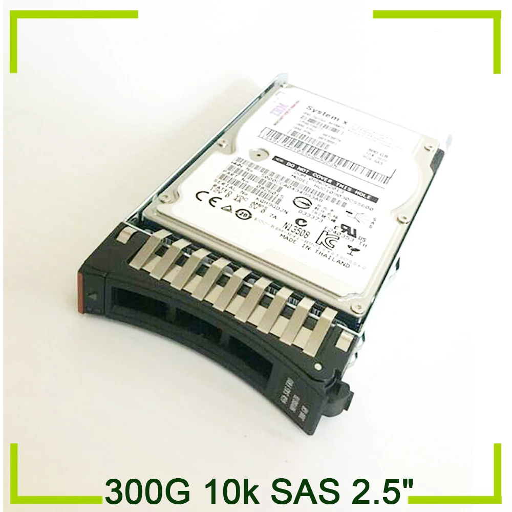 

HDD For IBM Hard Disk 300G 10k SAS 2.5" Hard Drive X3650 M3 M4 X3850X5 90Y8877 90Y8878