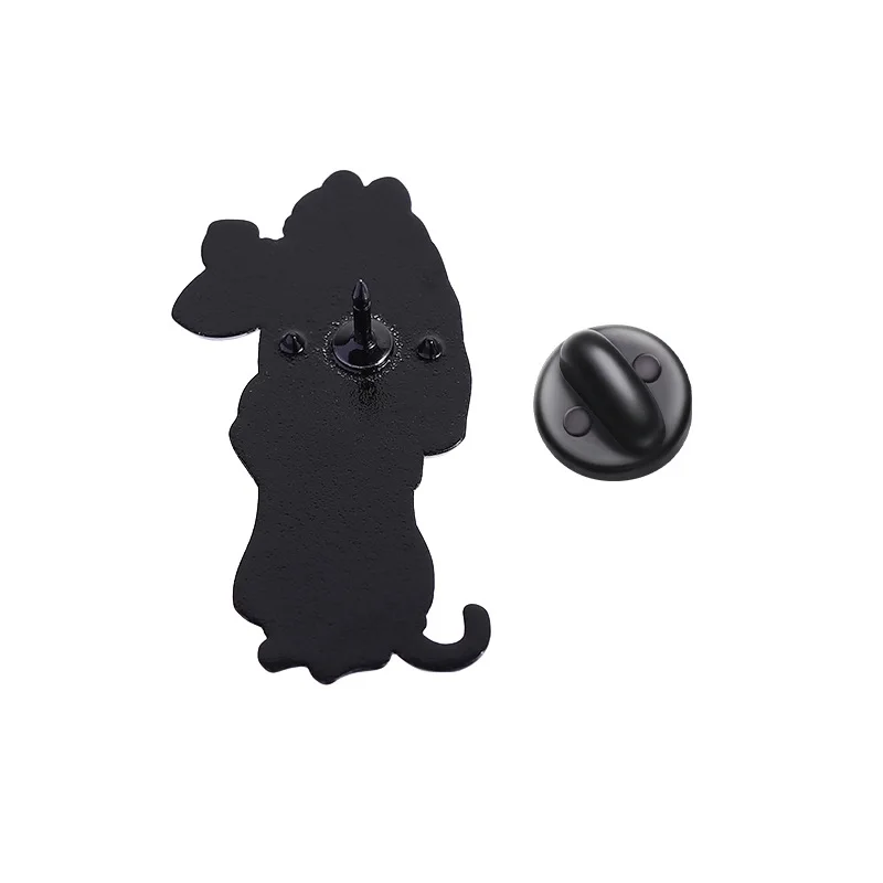 لطيف الكرتون مختبر الماوس المينا بروش مضحك العلوم الكيمياء مختبر الصيدلي التلبيب شارة بدبوس مجوهرات هدية لصديق طفل #3