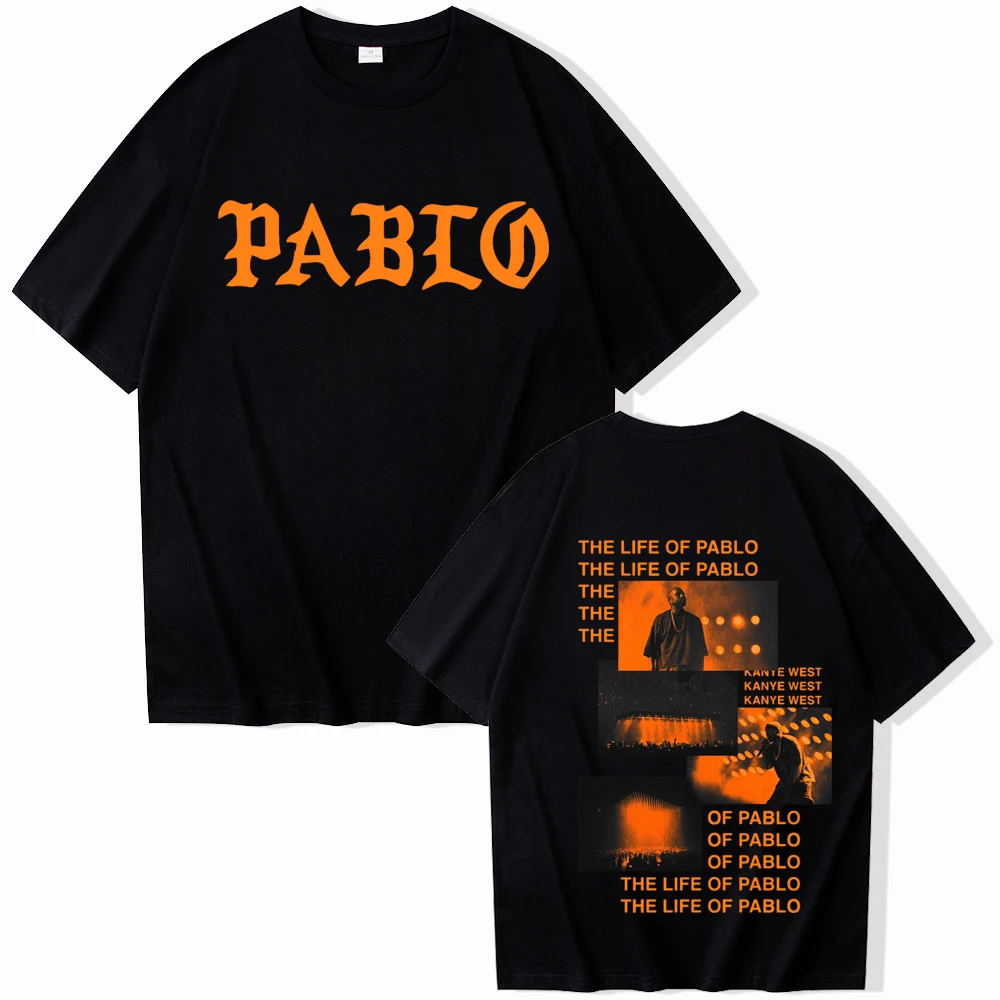 Kanye West The Life of Pablo T-Shirts Unisex Harajuku O-Neck Short Sleeve Shirts Fans Gift