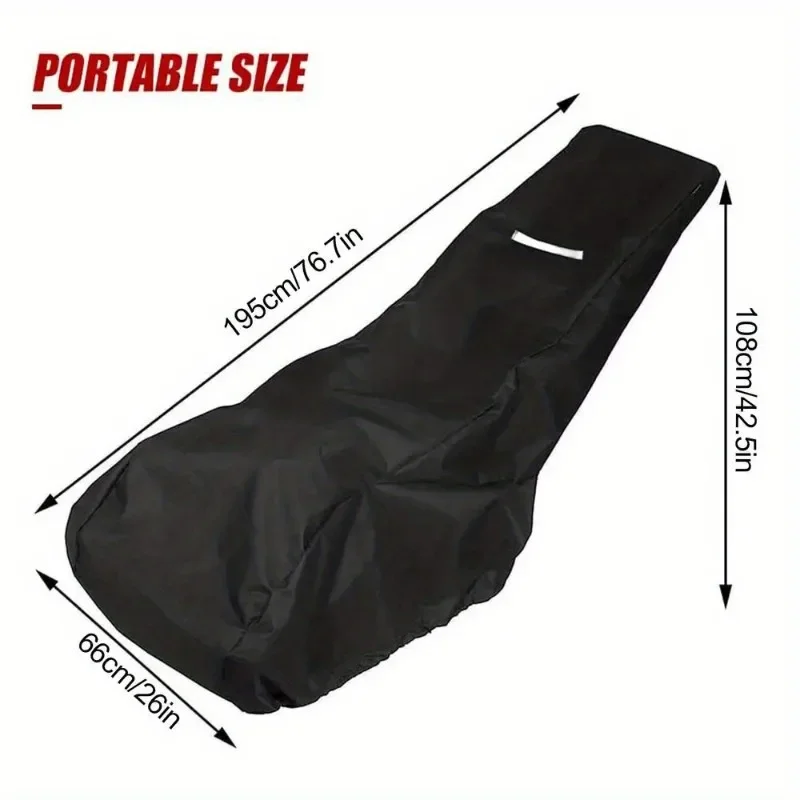 Waterproof Lawn Mower Cover Rainproof Oxford Cloth Garden Mower Cover UV Protector Universal Size Dust Protection Cover