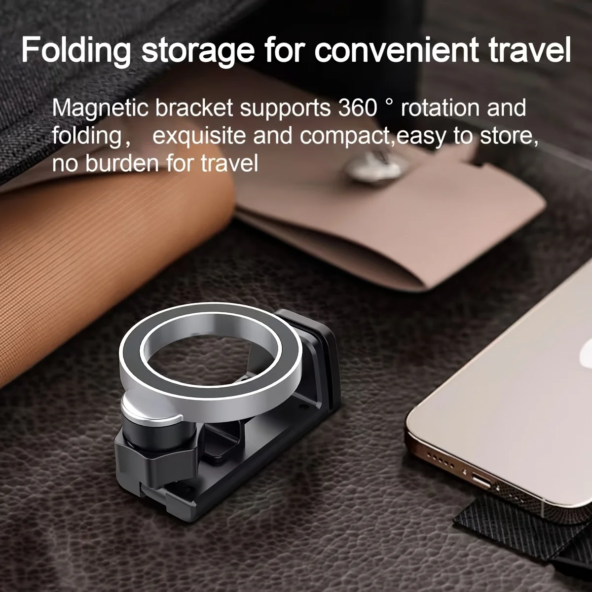 Magnetic Cell Phone Holder  Airplane Travel Essentials Phone Holder  Desktop Cell Phone Holder Tray Table Universal Phone Holder