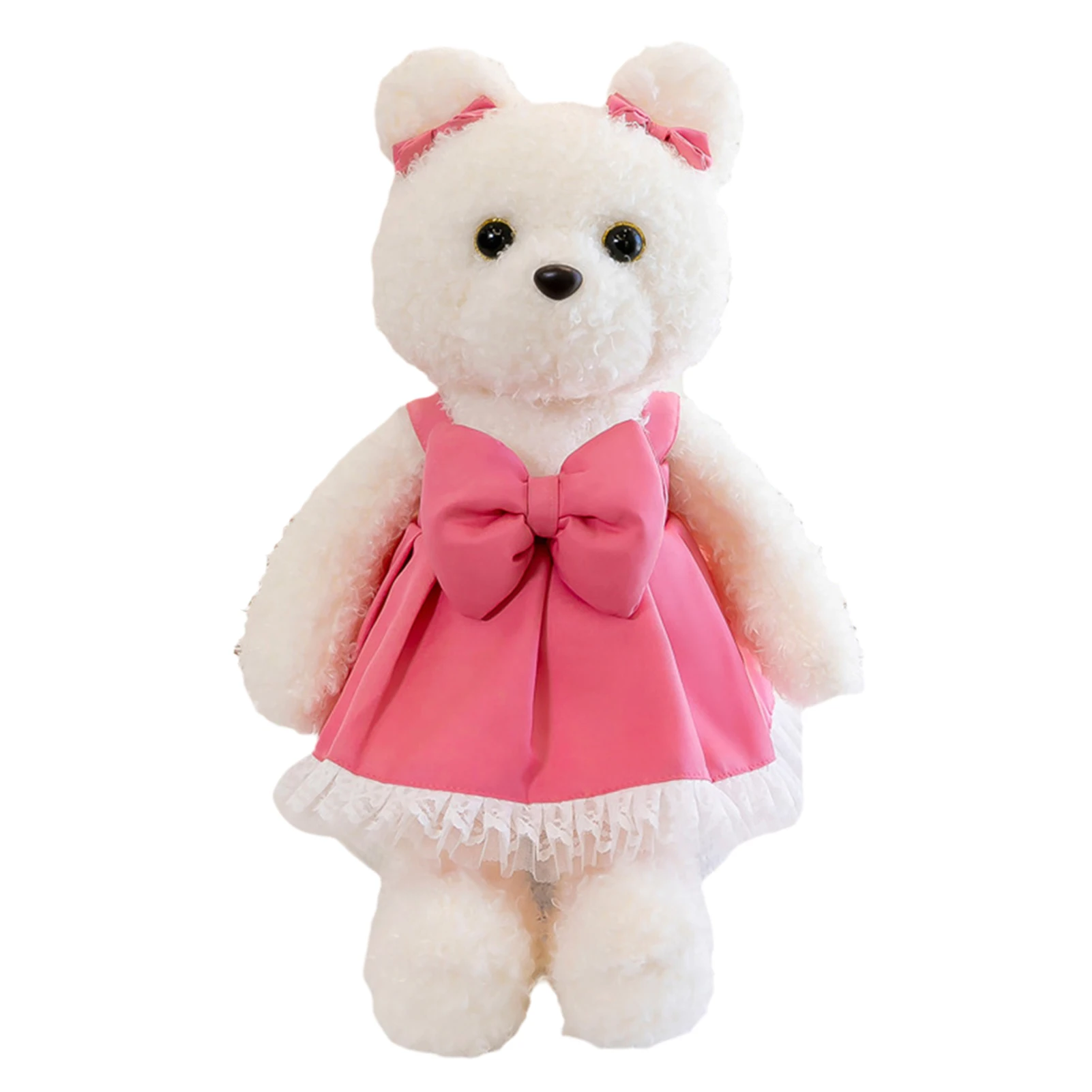 Lindo oso de dibujos animados de peluche de juguete súper suave animales de peluche almohada para niños