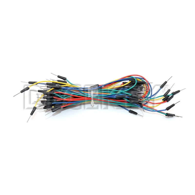 65pcs Breadboard Wires/Jumper Wires/Connector Wires/Lead Wires Breadboard Jumper Cables Male To Male Diy Electronic Kit