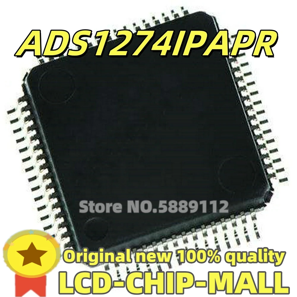 

2PCS 100%NEW ADS1274IPAPR ADS1274 TQFP64 IC CHIPS IN STOCK