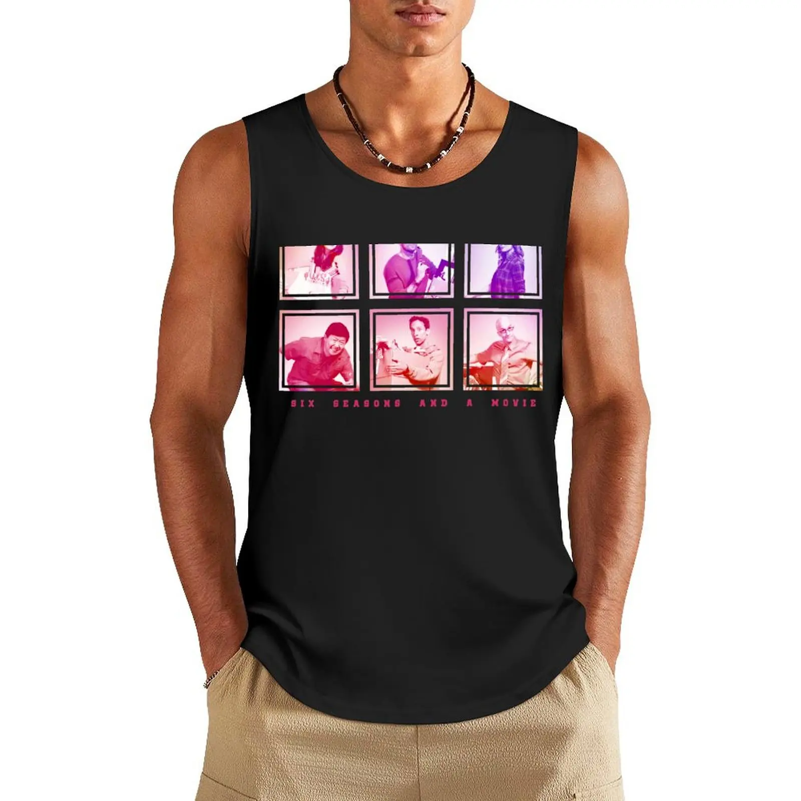 Community: We're back! Tank Top T-shirt man Men's summer vest best selling products sexy clothes men