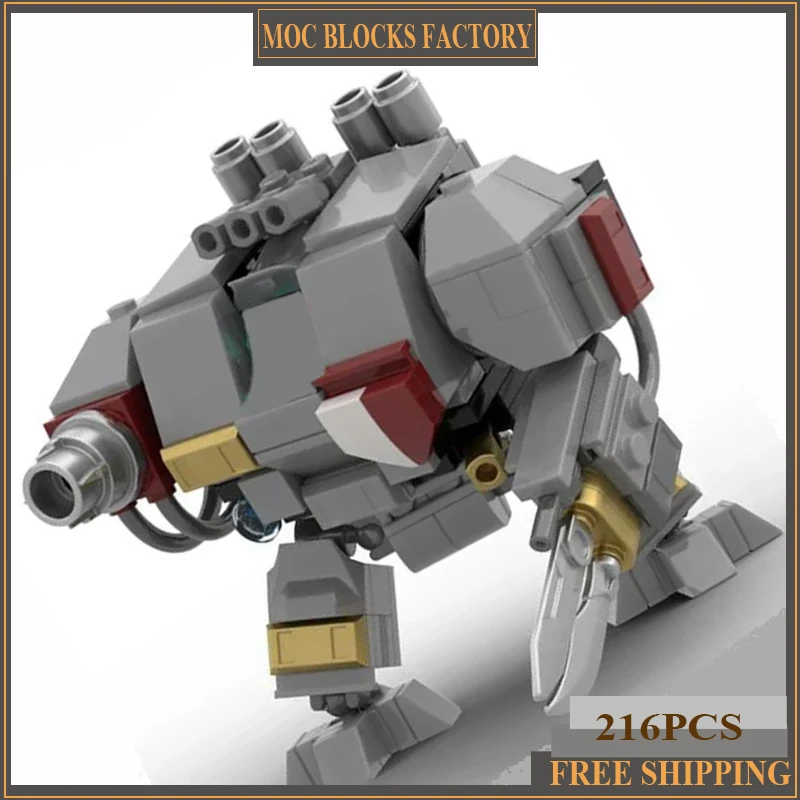 

Military Model Moc Building Bricks Hammer Battleship Mecha Technology Blocks Gifts Toys For DIY Mechanical Tank Sets Assembly