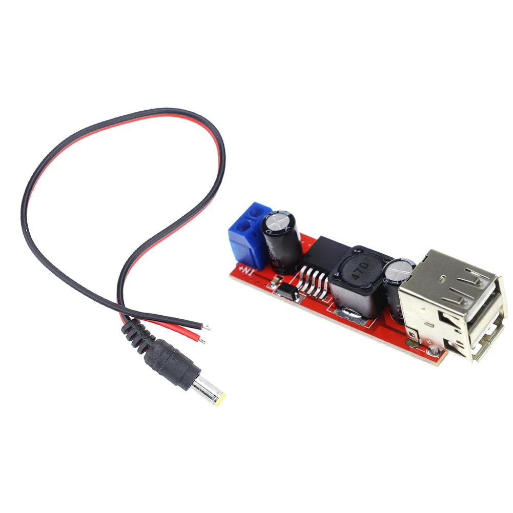 Solar Controller Dual USB Output 3A 9V/12V/24V/36V Car Charging Module Step-down Converter 6V-40V DC Solar Panels Module Parts