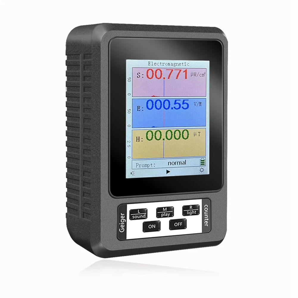 ABMF-XR2 BR-9A มือถือเครื่องตรวจจับรังสีแม่เหล็กไฟฟ้าความแม่นยําสูงรังสีแม่เหล็กไฟฟ้า EMF Meter Tester