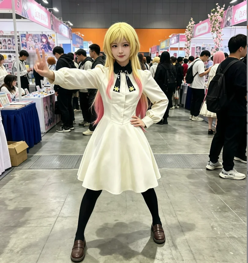 Marriage Drama Poison Cosplay Outfit - Lü Fraud Qi Megumi Kinosaki Anime Style Dress